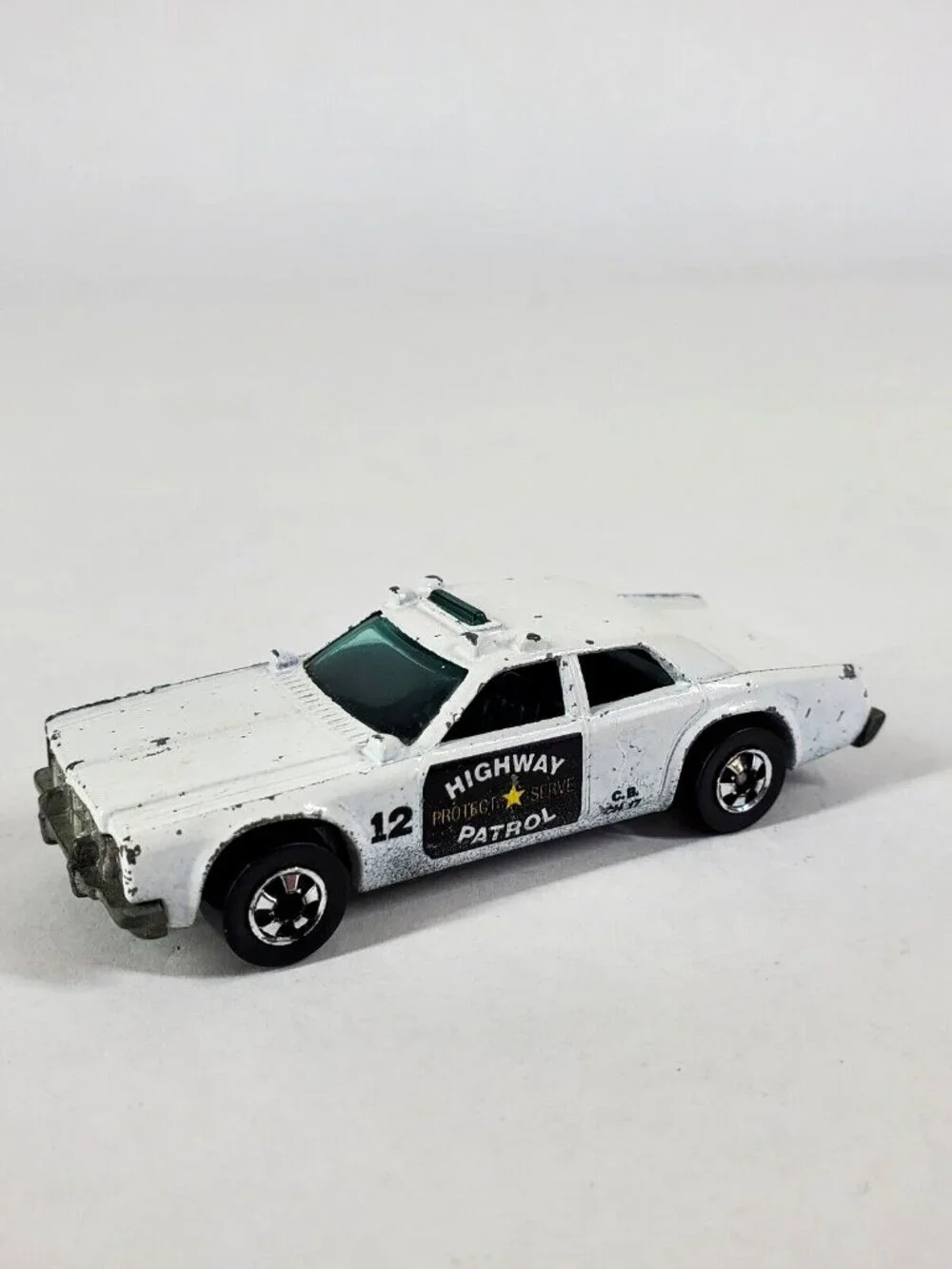 1977 Hot Wheels Blackwalls Police Cruiser Highway Patrol Hong Kong Base HK